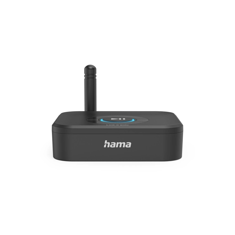 Adaptateur audio Bluetooth Hama Link It Solo - USB-C - Portée de 50 m - Prise jack femelle 3,5 mm - Noir