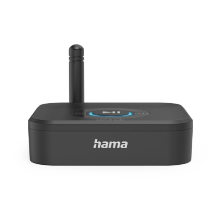 Adaptateur audio Bluetooth Hama Link It Solo - USB-C - Portée de 50 m - Prise jack femelle 3,5 mm - Noir