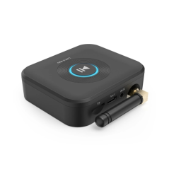 Adaptateur audio Bluetooth Hama Link It Solo - USB-C - Portée de 50 m - Prise jack femelle 3,5 mm - Noir