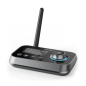 Adaptateur audio Bluetooth Hama Link It Duo - USB-C - Prise jack 3,5 mm - Portée de 10 m - Écran LCD - Noir