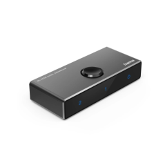 Commutateur HDMI Hama Essential 8K - Bidirectionnel - Indicateur LED - 1 entrée, 2 sorties - Noir