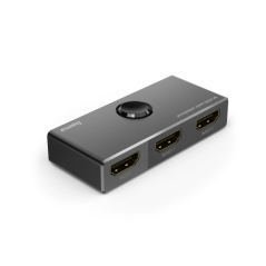Commutateur HDMI Hama Essential 8K - Bidirectionnel - Indicateur LED - 1 entrée, 2 sorties - Noir