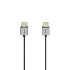 Câble HDMI 8K mâle Hama - Longueur : 1,5 m - Compatible eARC - Ethernet - Vitesse jusqu'à 48 Gbit/s - Blindage intégral - Noir