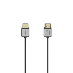 Câble HDMI 8K mâle Hama - Longueur : 1,5 m - Compatible eARC - Ethernet - Vitesse jusqu'à 48 Gbit/s - Blindage intégral - Noir