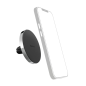 Support de voiture Hama Lock pour smartphones - Magnétique - Fixation sur grille d'aération - Poids max. 230 g - Aluminium - Noi