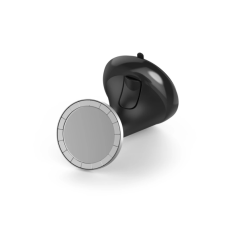 Support de voiture Hama pour smartphone - Magnétique - Ventouse pour pare-brise - Poids max. 230 g - Aluminium - Noir