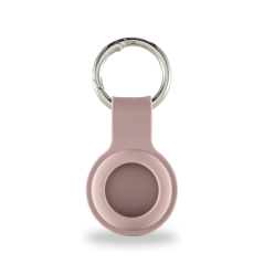 Étui Hama Essential AirTag - Silicone antiadhésif - Rose