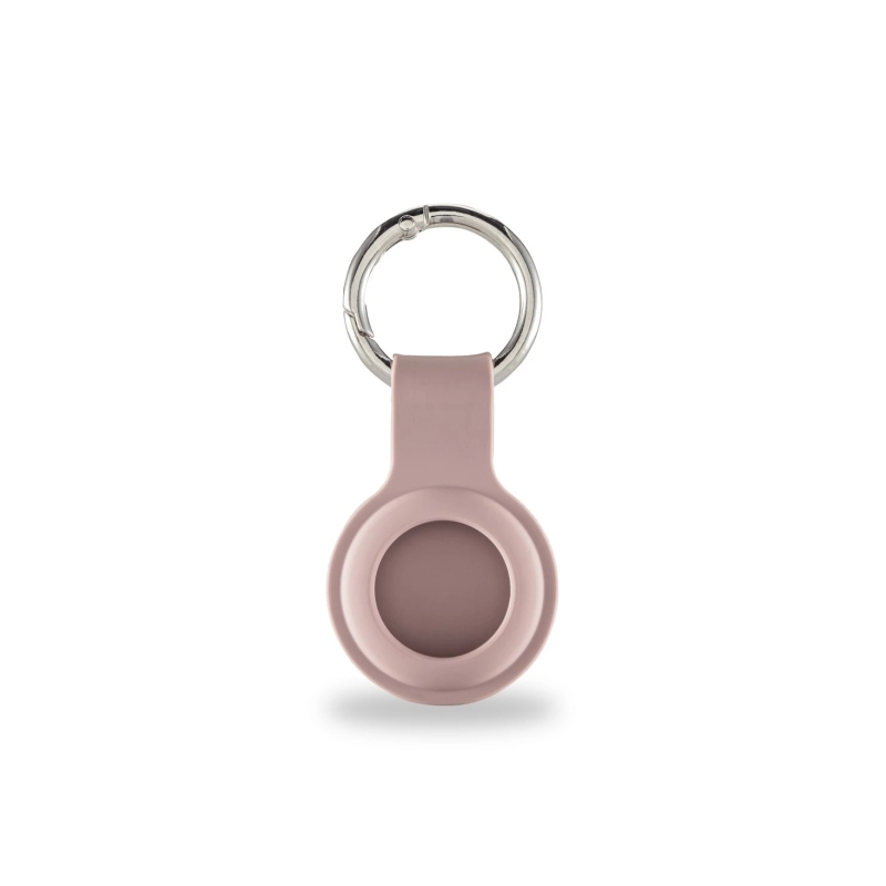 Étui Hama Essential AirTag - Silicone antiadhésif - Rose