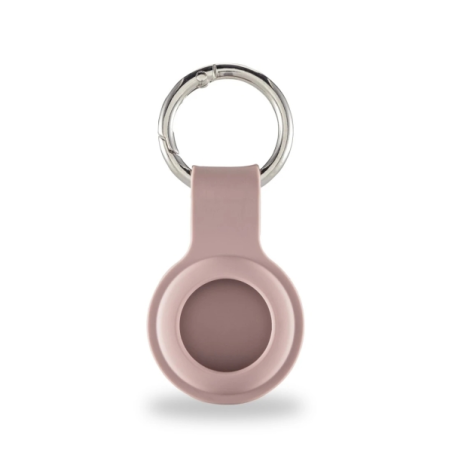 Étui Hama Essential AirTag - Silicone antiadhésif - Rose
