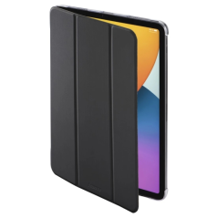 Étui pliable transparent Hama pour iPad 10,9" - Compartiment pour stylet intégré - Polyuréthane - Fonction support - Noir