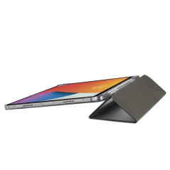 Étui pliable transparent Hama pour iPad 10,9" - Compartiment pour stylet intégré - Polyuréthane - Fonction support - Noir