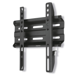 Support mural fixe Hama pour téléviseurs jusqu'à 48 pouces - Poids maximal : 25 kg - VESA 200 x 200 mm - Acier - Niveau à bulle