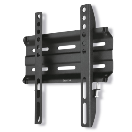 Support mural fixe Hama pour téléviseurs jusqu'à 48 pouces - Poids maximal : 25 kg - VESA 200 x 200 mm - Acier - Niveau à bulle