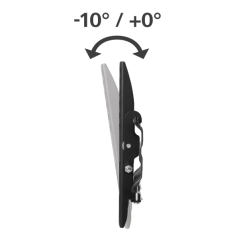 Support mural fixe Hama pour téléviseurs jusqu'à 48 pouces - Poids maximal : 25 kg - VESA 200 x 200 mm - Acier - Niveau à bulle