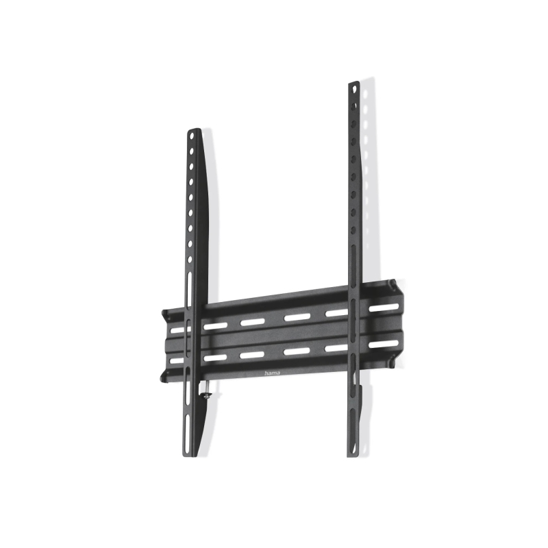 Support mural fixe Hama pour téléviseurs jusqu'à 65 pouces - Poids maximal : 35 kg - VESA 400 x 400 mm - Acier - Niveau à bulle