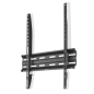 Support mural fixe Hama pour téléviseurs jusqu'à 65 pouces - Poids maximal : 35 kg - VESA 400 x 400 mm - Acier - Niveau à bulle