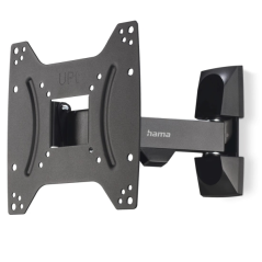 Support mural Hama pour téléviseurs jusqu'à 48 pouces (122 cm) - Poids maximal : 20 kg - Inclinable - Pivotant - Compatible VESA