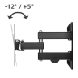 Support mural Hama pour téléviseurs jusqu'à 48 pouces (122 cm) - Poids maximal : 20 kg - Inclinable - Pivotant - Compatible VESA