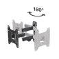 Support mural Hama pour téléviseurs jusqu'à 48 pouces (122 cm) - Poids maximal : 20 kg - Inclinable - Pivotant - Compatible VESA