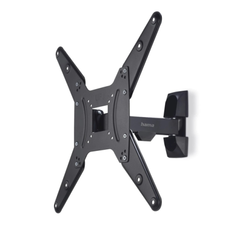 Support mural Hama pour téléviseurs jusqu'à 65 pouces - Poids maximal : 20 kg - Inclinable - Pivotant - Compatible VESA 400 x 40