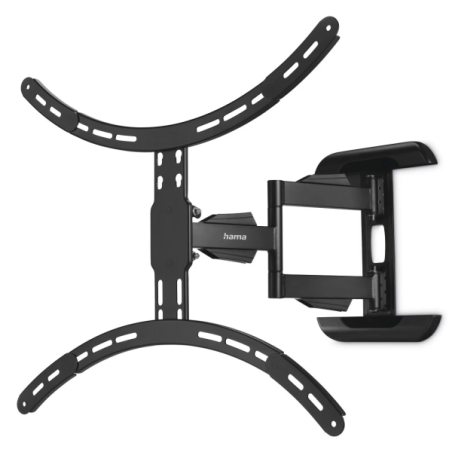Support mural Hama pour téléviseurs jusqu'à 75 pouces - Poids maximal : 45 kg - Inclinable - Pivotant - Compatible VESA 600 x 50