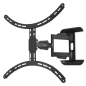 Support mural Hama pour téléviseurs jusqu'à 75 pouces - Poids maximal : 45 kg - Inclinable - Pivotant - Compatible VESA 600 x 50