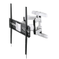 Support mural Hama pour téléviseurs jusqu'à 90 pouces - Poids max. 75 kg - Inclinable - Pivotant - VESA 800 x 600 mm - Gestion d