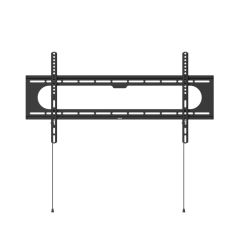 Support mural fixe Hama pour téléviseurs jusqu'à 90 pouces - Poids maximal : 100 kg - VESA 800 x 400 mm - Acier - Noir