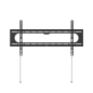 Support mural fixe Hama pour téléviseurs jusqu'à 90 pouces - Poids maximal : 100 kg - VESA 800 x 400 mm - Acier - Noir