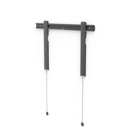 Support mural fixe Hama pour téléviseurs jusqu'à 90 pouces - Poids maximal : 80 kg - VESA 600 x 400 mm - Acier - Niveau à bulle