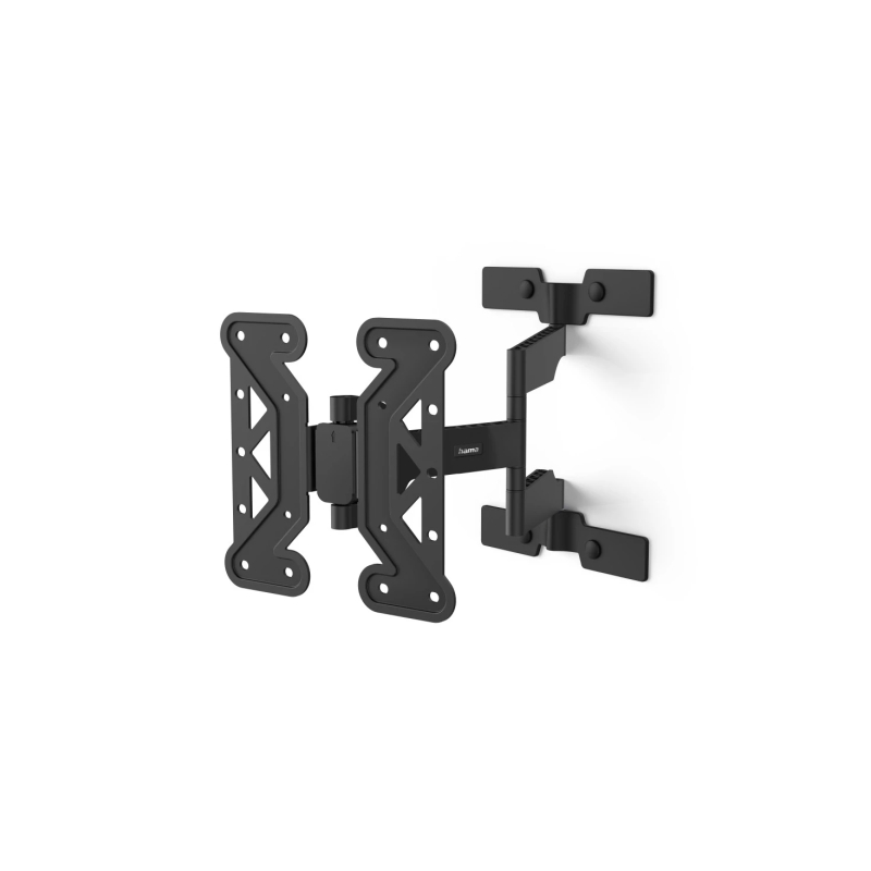 Support mural Hama pour téléviseurs jusqu'à 48 pouces (122 cm) - Poids max. 25 kg - Inclinable - Pivotant - Ultra-fin - VESA 200