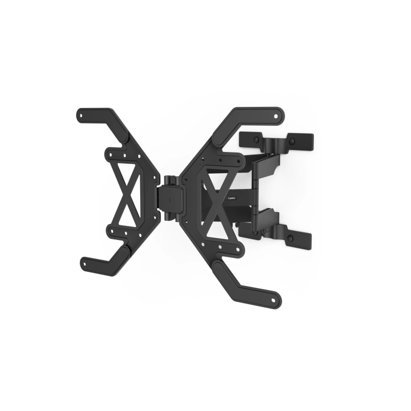 Support mural Hama pour téléviseurs jusqu'à 90 pouces - Poids max. 40 kg - Inclinable - Pivotant - Ultra-fin - VESA 600 x 400 mm