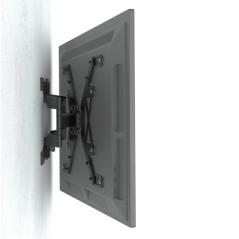 Support mural Hama pour téléviseurs jusqu'à 90 pouces - Poids max. 40 kg - Inclinable - Pivotant - Ultra-fin - VESA 600 x 400 mm
