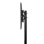 Support TV à roulettes Hama pour téléviseurs jusqu'à 75 pouces - Poids max. 10 kg - VESA 600 x 400 mm - Acier - Hauteur réglable