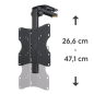 Support de plafond Hama pour téléviseurs jusqu'à 46 pouces - Poids max. 20 kg - Pivotant - VESA 200 x 200 mm - Hauteur réglable