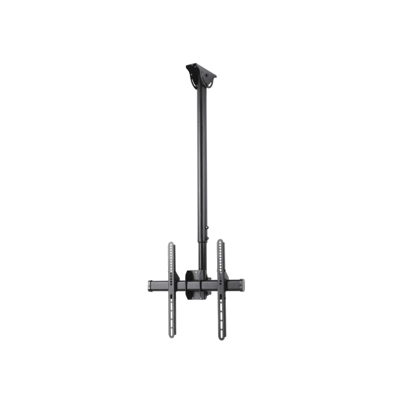 Support de plafond Hama pour téléviseurs jusqu'à 65 pouces - Poids maximal : 50 kg - Inclinable - Pivotant - VESA 400 x 400 mm -