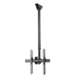 Support de plafond Hama pour téléviseurs jusqu'à 65 pouces - Poids maximal : 50 kg - Inclinable - Pivotant - VESA 400 x 400 mm -