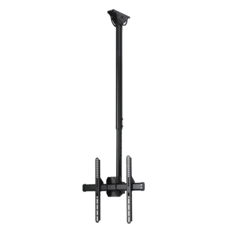 Support de plafond Hama pour téléviseurs jusqu'à 65 pouces - Poids maximal : 50 kg - Inclinable - Pivotant - VESA 400 x 400 mm -
