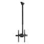 Support de plafond Hama pour téléviseurs jusqu'à 65 pouces - Poids maximal : 50 kg - Inclinable - Pivotant - VESA 400 x 400 mm -