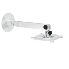 Support de plafond pour projecteur Hama - Supporte jusqu'à 15 kg - Hauteur réglable de 13 à 63,5 cm - Rotation à 360° - Acier -