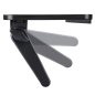 Plateau universel Hama pour écran et TV - Capacité 6 kg - Réglable - Plastique - 30 x 12,7 cm - Noir