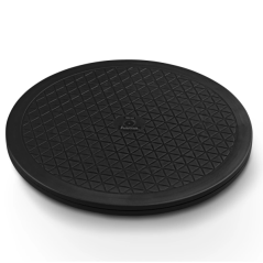 Support TV pivotant Hama - Poids max. 80 kg - Rotation à 360° - 30 x 2 cm - Noir