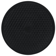Support TV pivotant Hama - Poids max. 100 kg - Rotation à 360° - 40 x 2 cm - Noir