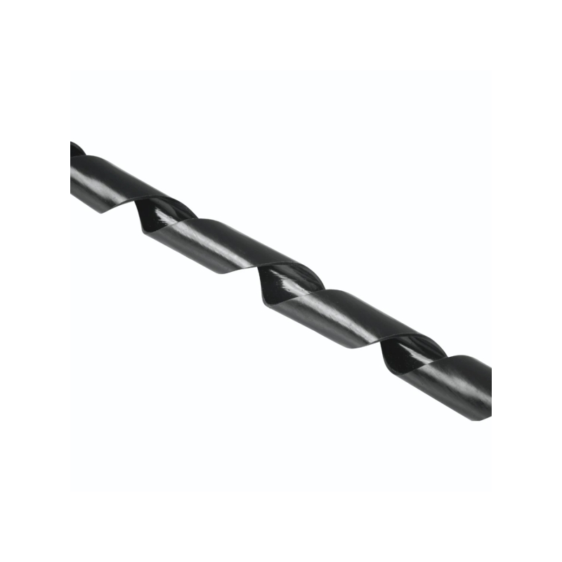 Organisateur de câbles spiralé Hama 30 mm - Flexible - Longueur 2,5 m - Polyéthylène - Noir