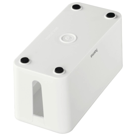 Multiprise Hama Mini avec boîte de rangement pour câbles - Organisation et nettoyage faciles - Protection enfants et animaux - D