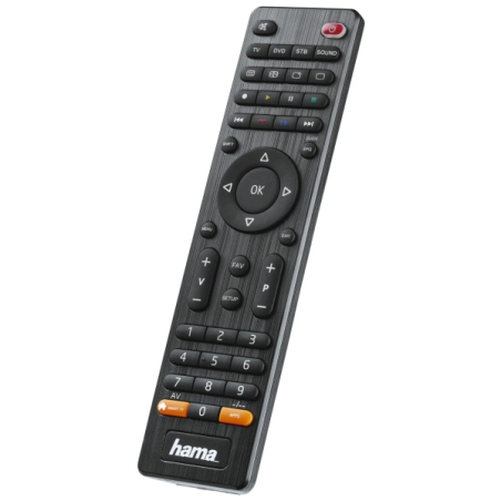 Télécommande Hama pour TV - Universelle - Rechargeable - Portée de 10 m - 45 boutons - Accès direct aux plateformes de streaming
