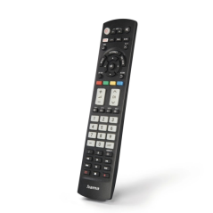 Télécommande Hama pour téléviseurs Panasonic - Portée de 10 m - 56 boutons - Accès direct aux plateformes de streaming - 21,4 x