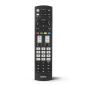 Télécommande Hama pour téléviseurs Panasonic - Portée de 10 m - 56 boutons - Accès direct aux plateformes de streaming - 21,4 x