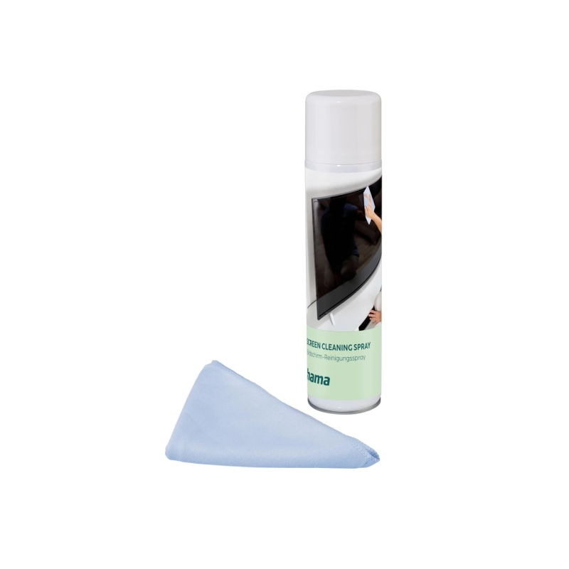 Nettoyant mousse Hama - Capacité 400 ml - Chiffon microfibre - Bleu