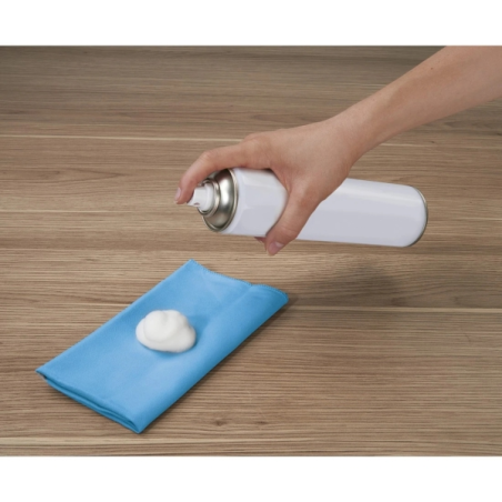 Nettoyant mousse Hama - Capacité 400 ml - Chiffon microfibre - Bleu